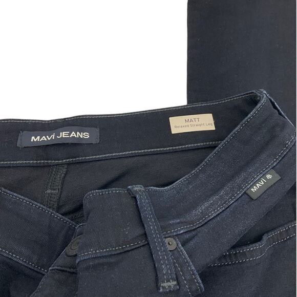 Mavi Matt Relaxed Straight Leg Jeans Size 34x36 NWOT - Picture 3 of 7